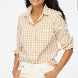 Jcrew Lightweight Cotton-blend Shirt in Signature Fit size Petite Large